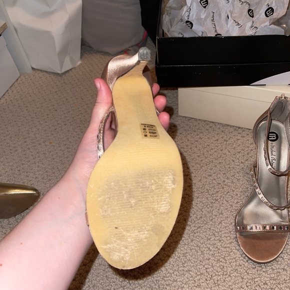 Michael Antonio Nude Strappy Heels - Picture 6 of 6